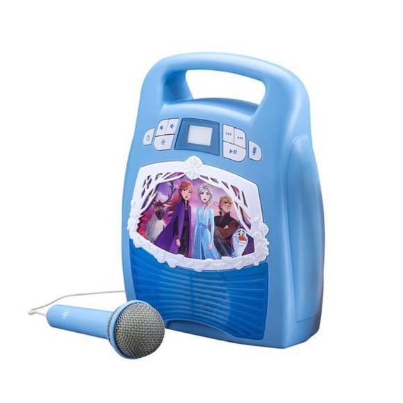 Disney Frozen MP3 Karaoke Light Show w/ Microphone Kids Christmas Birthday - NEW - Picture 9 of 10
